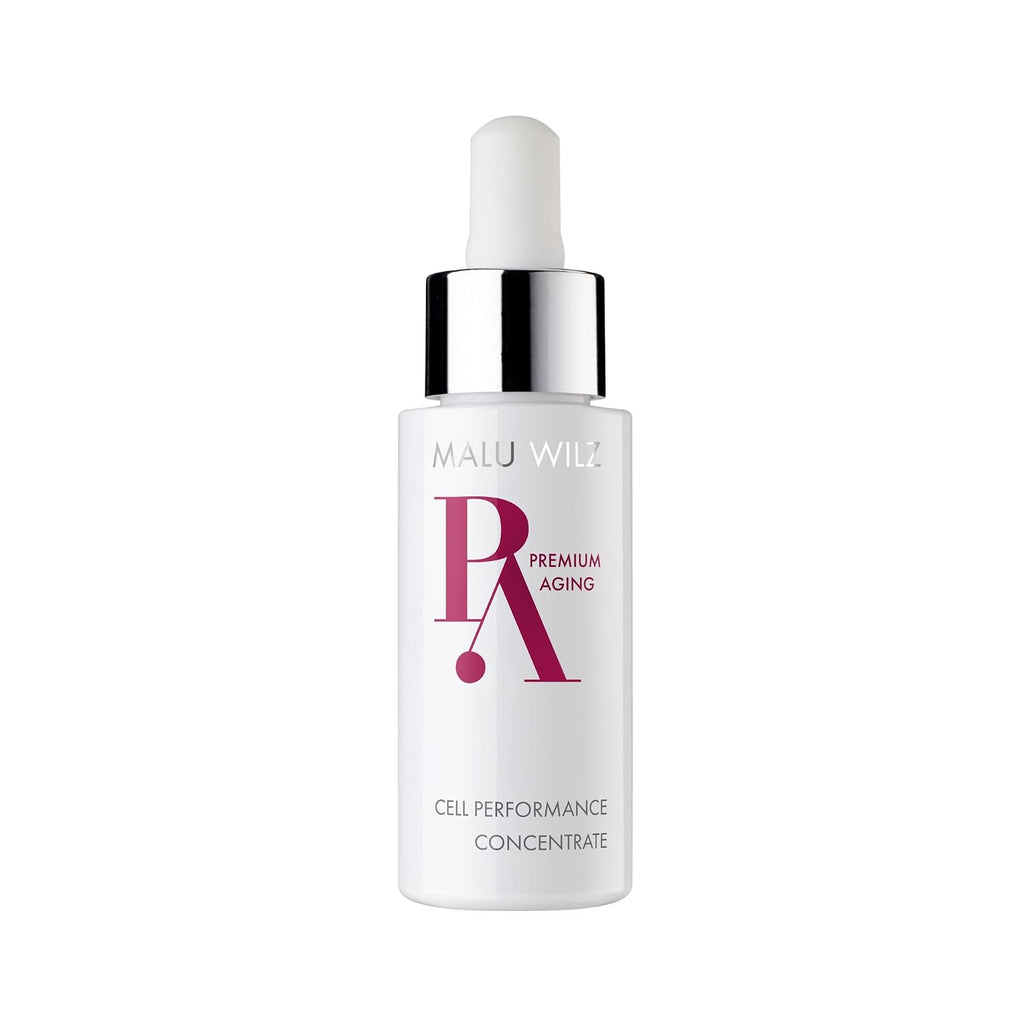 Malu Wilz Premium Aging Cell Performance Concentrate 30ml I Anti Aging Gel Konzentrat I Gründliche Gesichtspflege für die natürliche Hautregeneration