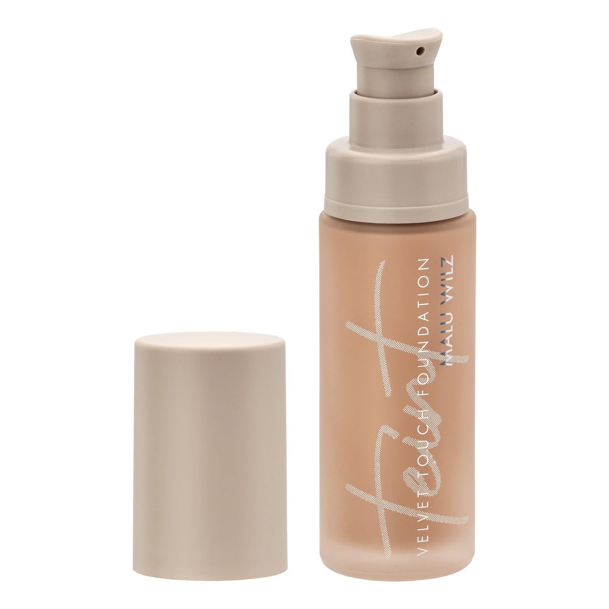 Malu Wilz Velvet Touch Foundation Sand Rose Cake 30ml I Skincare Creme Make up für makellosen Teint I Kaschiert Unebenheiten, Augenringe, Fältchen