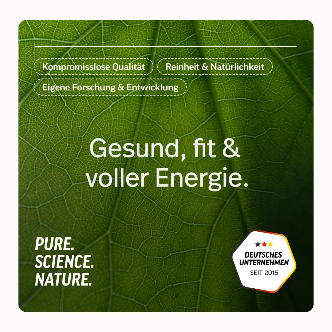edubily® Veganes Proteinpulver - Mit Reisprotein und Erbsenprotein - Hoher Eiweißgehalt - Ohne Zucker • Mit Stevia • Laborgeprüftes Eiweißpulver (750 g, Erdbeere)