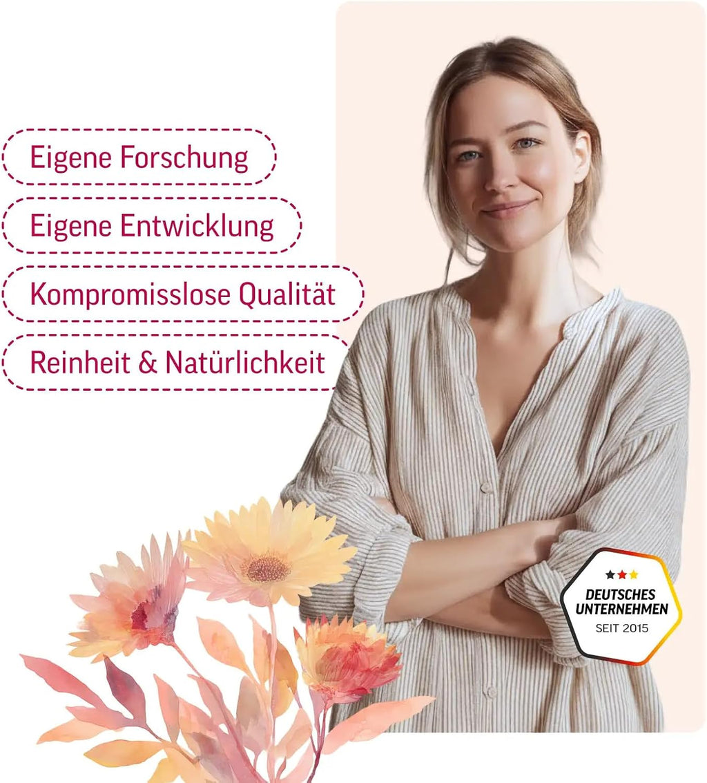 edubily® Frauen Multi Plus – Multivitamin & Mineralstoff-Drink für Frauen - Mit Calcium, Magnesium, Zink, Vitamin D & B-Vitaminen, Kreatin, Q10 & Kollagen - Zuckerfrei (360 g, Maracuja)